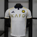 Camisa Al-Nassr 2025/26 - Adidas Jogador Masculina - Branca/Amarela