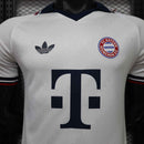Camisa Bayern de Munique Away 2026/27 - Adidas Jogador Masculina - Branca/Azul