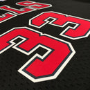 Camisa Regata NBA Chicago Bulls Pippen N°33 - Preta/Vermelha