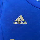 Conjunto Kit Infantil Chelsea Home 2012/13 - Adidas Retrô - Azul/Dourada