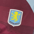 Camisa Aston Villa Home 2025/26 - Adidas Torcedor Masculina - Bordo/Azul