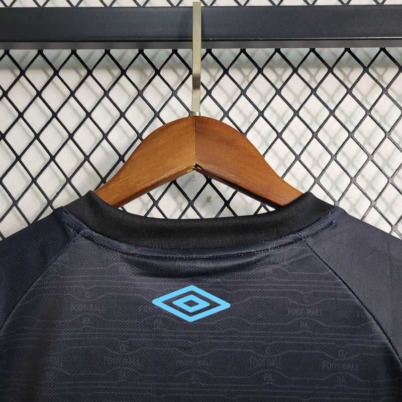 Camisa Grêmio Third 2023/24 - Adidas Torcedor Feminina - Preta/Azul