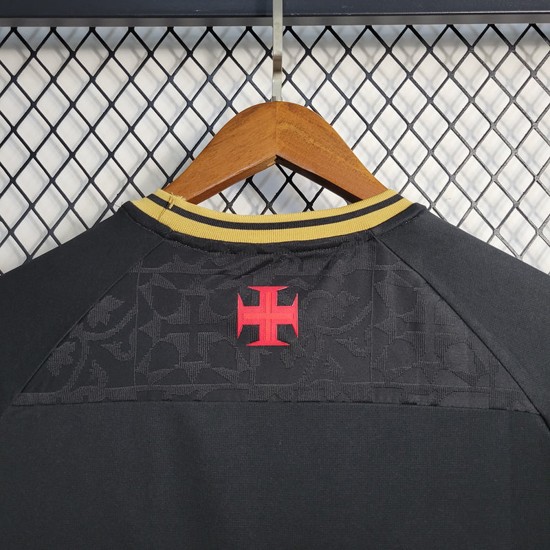 Camisa Vasco Especial 2022/23 - Kappa Torcedor Masculina - Preta/Dourada