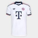 Camisa Bayern de Munique Away 2026/27 - Adidas Torcedor Masculina - Branca/Azul