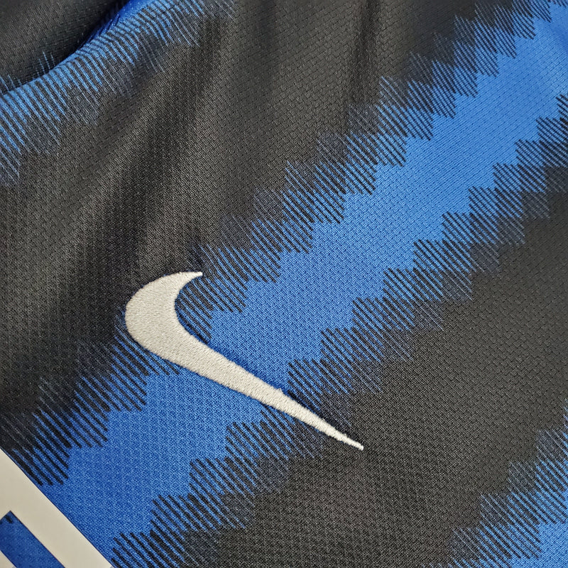 Camisa Manga Longa Inter de Milão Home 2010/11 - Nike Retrô Masculina - Azul/Preta