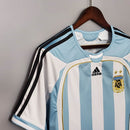 Camisa Seleção Argentina Home 2006/07 - Adidas Retrô Masculina - Azul/Branca