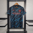 Camisa Manchester City Third 2023/24 - Puma Torcedor Masculina - Azul/Vermelha
