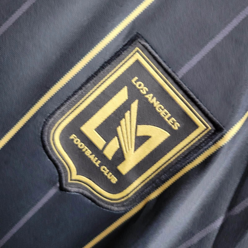 Camisa Los Angeles FC Home 2024/25 - Adidas Torcedor Masculina - Preta/Dourada