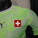 Camisa Seleção Suíça Away 2026/27 - Puma Jogador Masculina - Verde/Branca