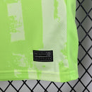 Conjunto Kit Infantil Barcelona Third Edição Travis Scott 2024/25 - Nike Torcedor - Verde/Azul