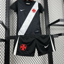 Conjunto Kit Infantil Vasco da Gama Home 2026/27 - Nike Torcedor - Preta/Branca