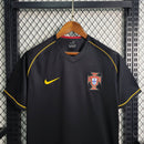 Camisa Portugal Away 2006/07 - Nike Retrô Masculina - Preta/Amarela
