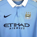 Camisa Manchester City Home 2015/16 - Nike Retrô Masculina - Azul/Branca