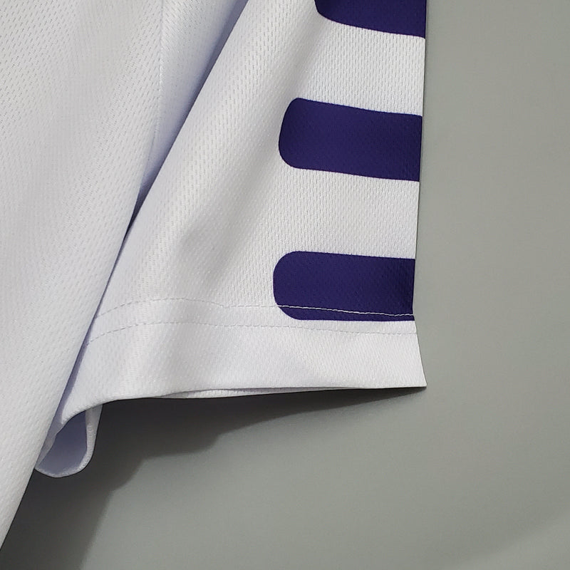 Camisa Fiorentina Away 1998/99 - Fila Retrô Masculina - Branca/Roxa
