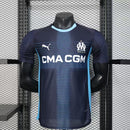 Camisa Olympique de Marseille Away 2025/26 - Puma Jogador Masculina - Preta/Azul