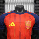 Camisa Seleção Espanha Home 2026/27 - Adidas Jogador Masculina - Vermelha/Azul