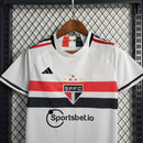 Kit Infantil São Paulo Home 2023/24 - Adidas Torcedor - Branca