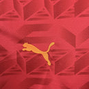 Camisa Pronta Entrega Valencia Away 2025/26 - Puma Torcedor Masculina - Vermelha/Laranja