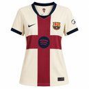 Camisa Barcelona Third 2026/27 - Nike Torcedor Masculina - Bege/Vermelha