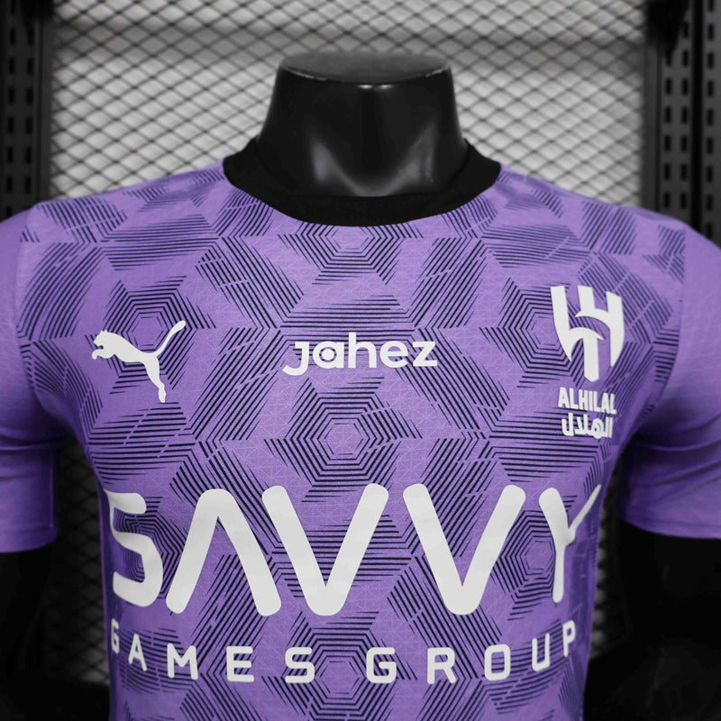 Camisa Al-Hilal Third 2024/25 - Puma Jogador Masculina - Roxa