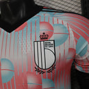 Camisa Seleção Bélgica Away 2026/27 - Adidas Jogador Masculina - Azul/Amarela
