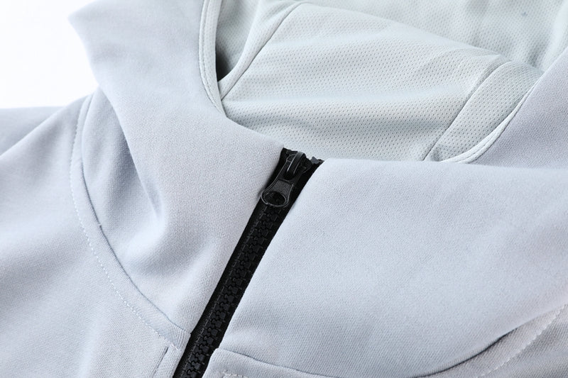Kit Conjunto Nike Tech Fleece - Jaqueta e Calça- Cinza/Preta
