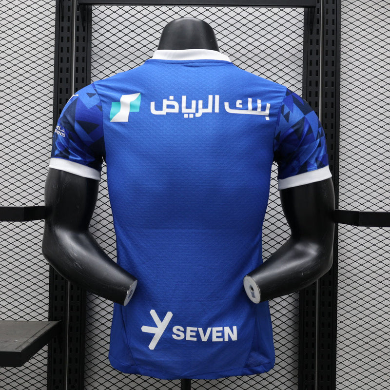Camisa Al-Hilal Home 2024/25 - Puma Jogador Masculina - Azul/Branca