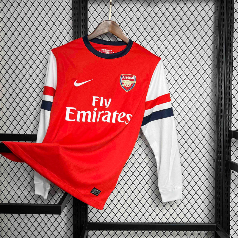 Camisa Manga Longa Arsenal Home 2012/13 - Nike Retrô Masculina - Vermelha/Branca