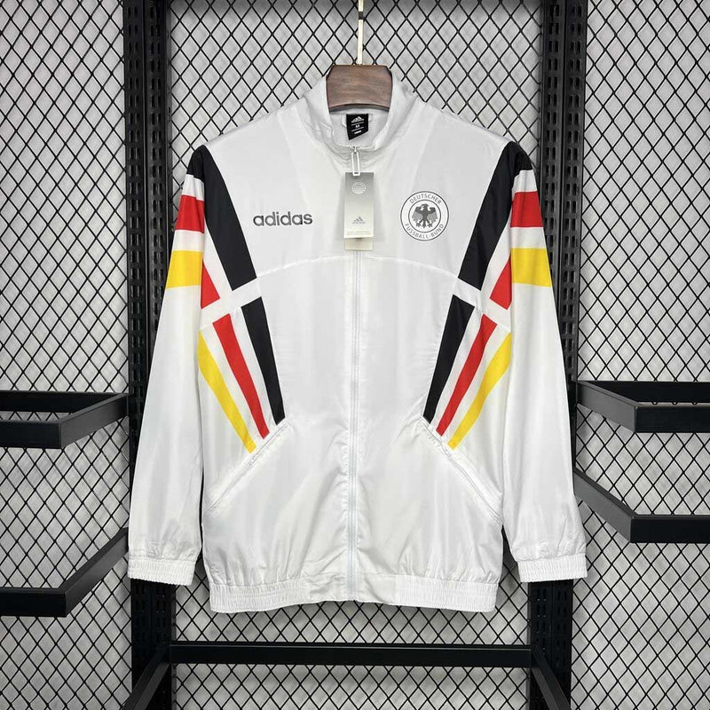 Jaqueta Corta Vento Seleção Alemanha Adidas - Branca/Preta