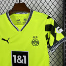 Conjunto Kit Infantil Borussia Dortmund Edição Especial 2025/26 - Puma Torcedor - Amarela/Preta