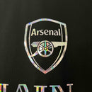 Camisa Arsenal Edição Especial Balmain 2023/24 - Adidas Torcedor Masculina - Refletivel - Preta