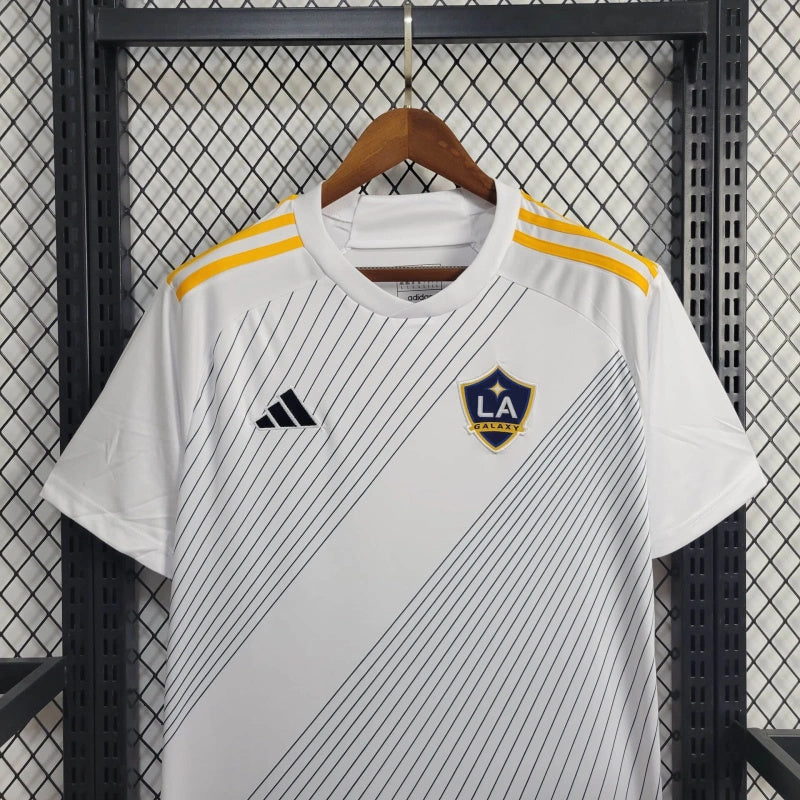 Camisa Los Angeles Galaxy Home 2024/25 - Adidas Torcedor Masculina - Branca/Azul