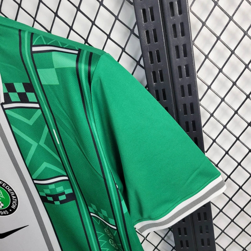 Camisa Seleção Nigéria 2024/25 - Nike Torcedor Masculina - Verde/Branca