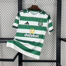 Camisa Pronta Entrega Celtic Home 2025/26 - Adidas Torcedor Masculina - Branca/Verde