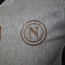 Camisa Napoli Away 2025/26 - EA7 Jogador Masculina - Bege/Marrom