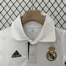 Conjunto Kit Infantil Real Madrid Home 2016/17 - Adidas Retrô - Branca/Azul