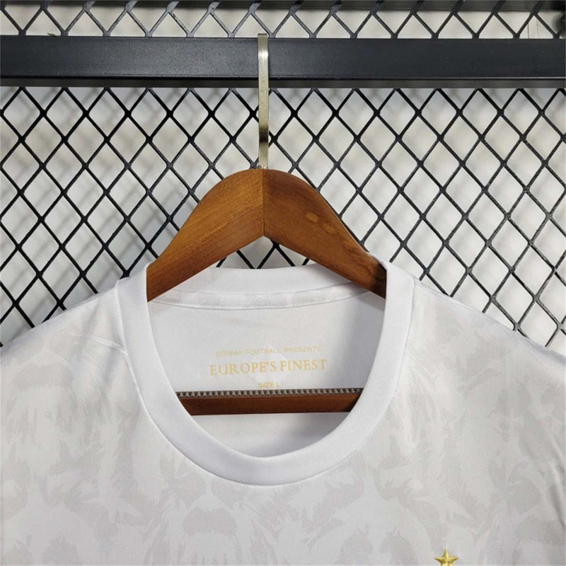 Camisa Seleção Inglaterra Edição Especial 2024/25 - Comma Torcedor Masculina - Branca/Vermelha
