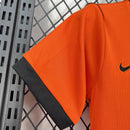 Conjunto Kit Infantil Seleção Holanda Home 2026/27 - Nike Torcedor - Laranja/Preta