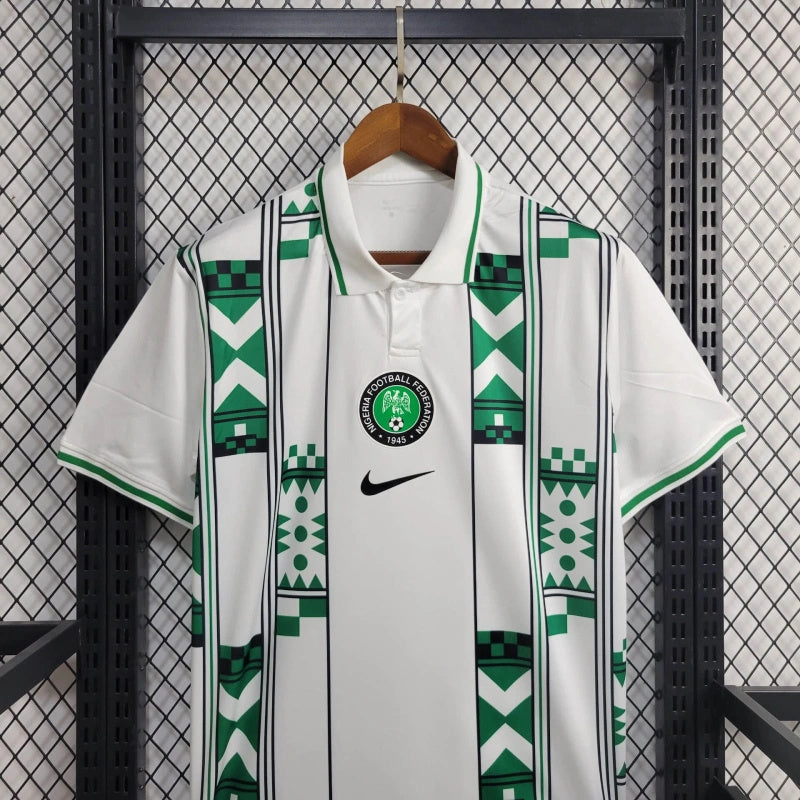 Camisa Seleção Nigéria 2024/25 - Nike Torcedor Masculina - Branca/Verde