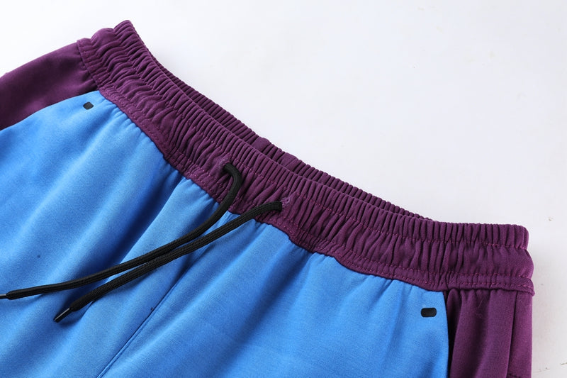 Kit Conjunto Nike Tech Fleece - Jaqueta e Calça- Bordo/Azul