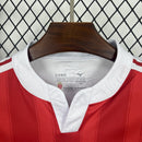 Camisa Mônaco Home 2025/26 - Mizuno Torcedor Masculina - Branca/Vermelha
