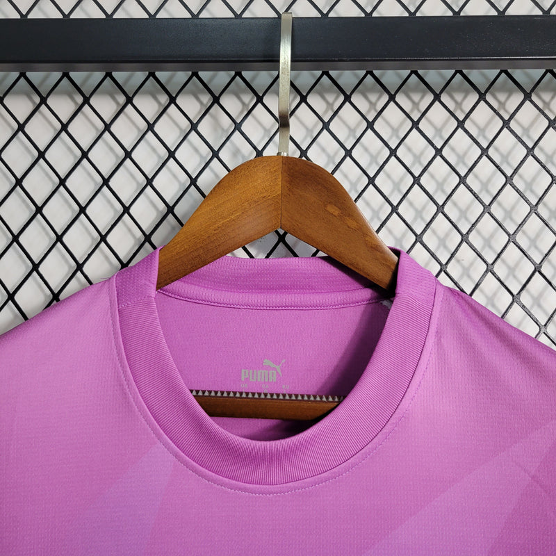 Camisa Milan Third 2023/24 - Puma Torcedor Masculina - Rosa/Verde