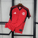 Camisa Pronta Entrega Baseball Flamengo 2025/26 - Adidas Masculina - Vermelha/Preta