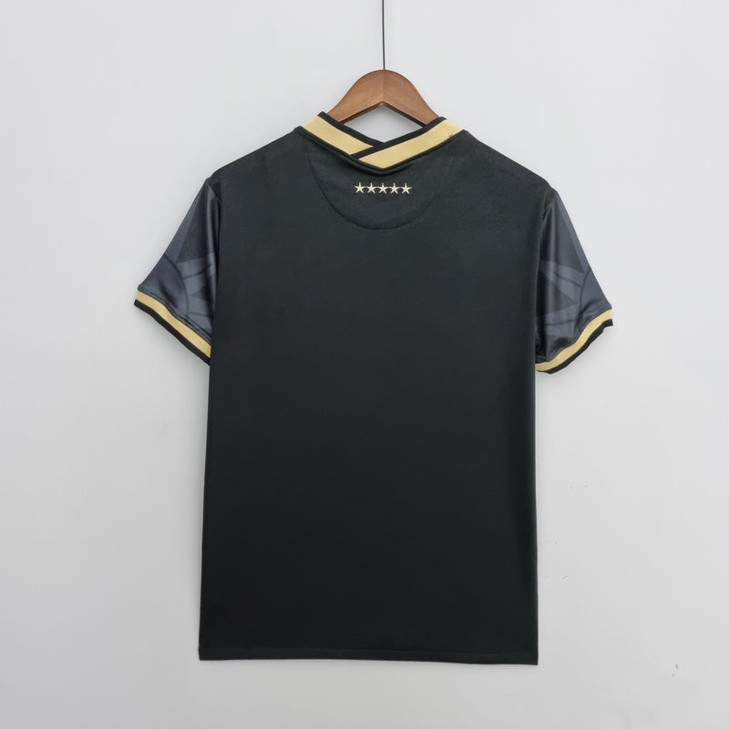 Camisa Seleção Brasil Edição Especial 2022 - Nike Torcedor Masculina - Preta/Dourada
