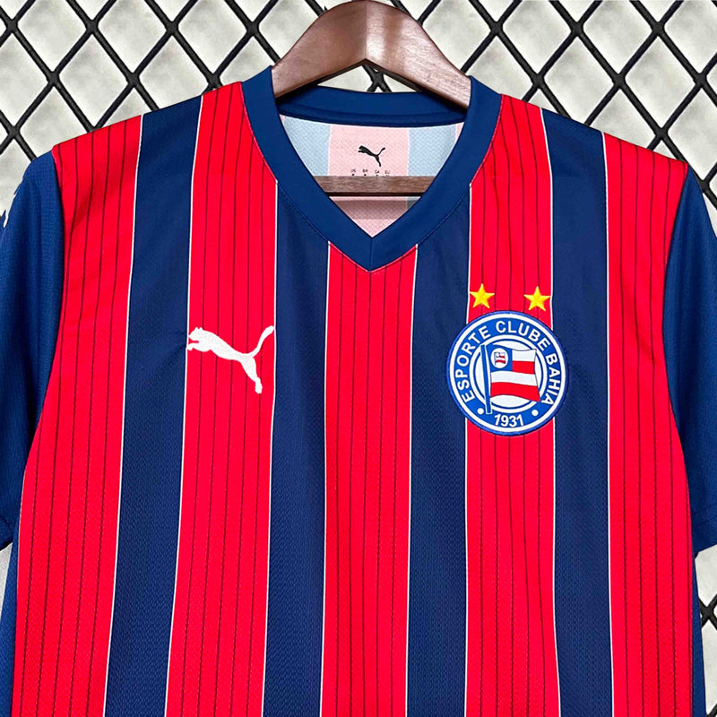 Camisa Bahia Away 2025/26 - Puma Torcedor Masculina - Vermelha/Azul