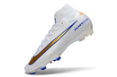 Chuteira Nike Air Zoom Mercurial - Superfly IIX Elite  - Branca/Azul