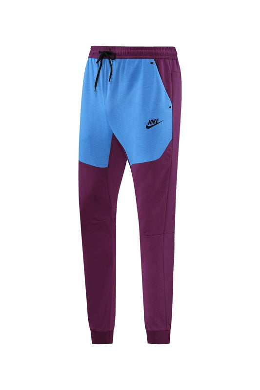 Kit Conjunto Nike Tech Fleece - Jaqueta e Calça- Bordo/Azul