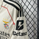 Camisa Pronta Entrega Benfica Away 2025/26 - Adidas Torcedor Masculina - Bege/Preta
