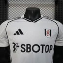 Camisa Fulham Home 2025/26 - Adidas Jogador Masculina - Branca/Preta