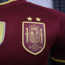 Camisa Seleção Espanha Third 2026/27 - Adidas Jogador Masculina - Bordo/Dourada